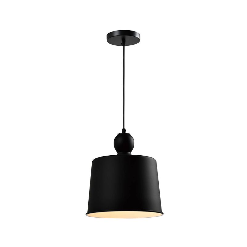 Foto van Quvio hanglamp rond zwart - quv5148l-black