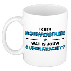 Foto van Ik ben bouwvakker wat is jouw superkracht kado mok / beker / verjaardag - feest mokken