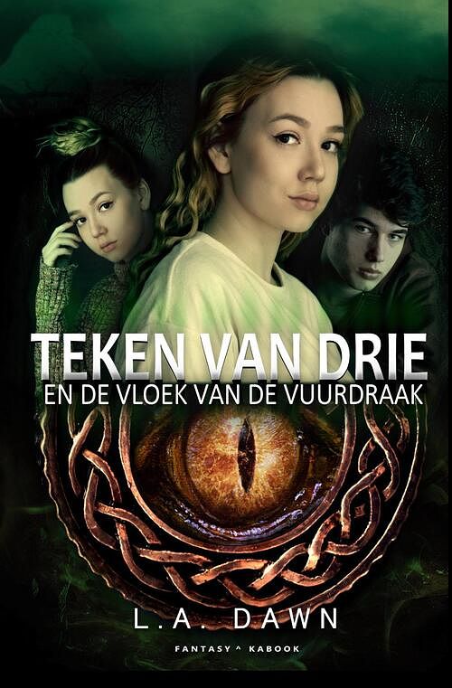 Foto van Teken van drie - en de vloek van de vuurdraak - l.a. dawn - ebook (9789083220673)