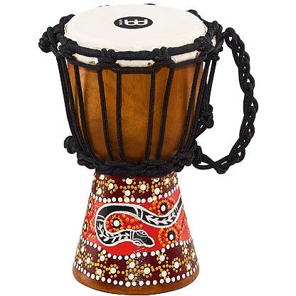 Foto van Meinl hdj5-xxs african style mini djembe