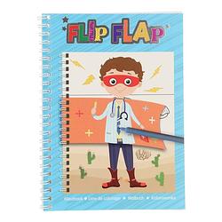 Foto van Flip flap kleurboek blauw