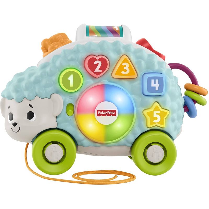 Foto van Fisher-price linkimals vrolijke egel junior 24 cm lichtblauw