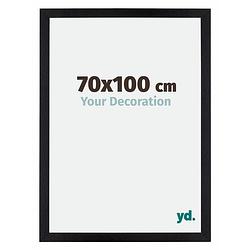 Foto van Fotolijst 70x100cm zwart mat mdf mura