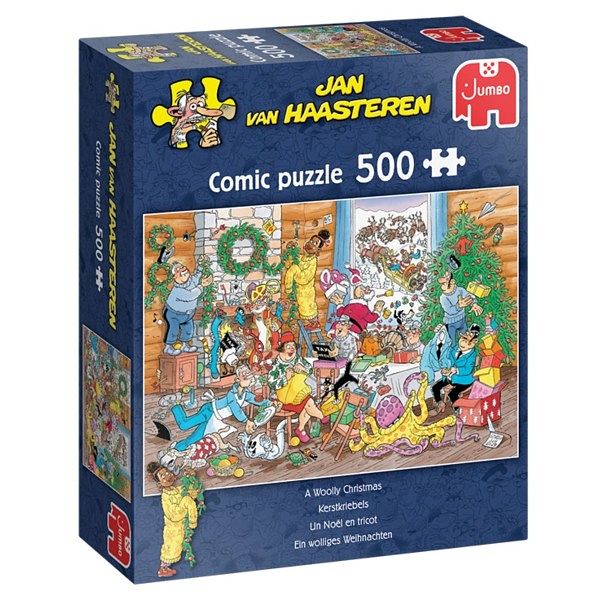 Foto van Jumbo puzzel jan van haasteren kerstkriebels 500 stukjes