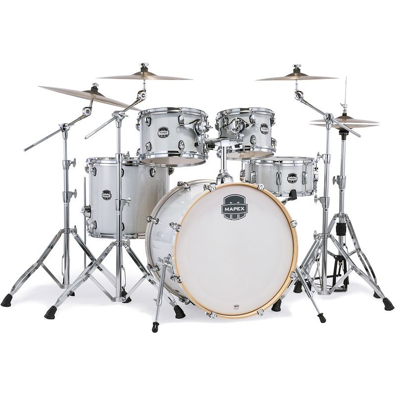 Foto van Mapex mars birch stage diamond sparkle 5d. shellset