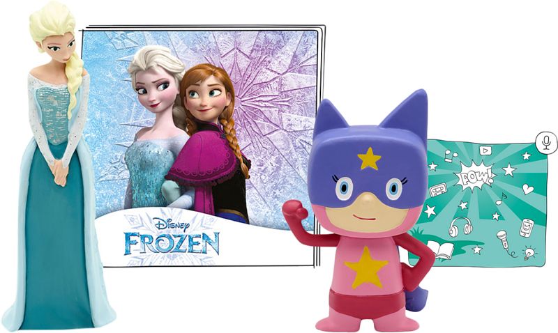 Foto van Tonies disney frozen (engels) + creative tonie superhero girl