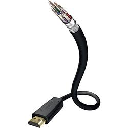 Foto van Inakustik hdmi aansluitkabel hdmi-a stekker, hdmi-a stekker 5.00 m zwart 00324550 audio return channel (arc), vergulde steekcontacten, ultra hd-hdmi hdmi-kabel