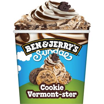 Foto van Ben & jerry'ss ijs toetje cookie vermontster sundae 465ml bij jumbo