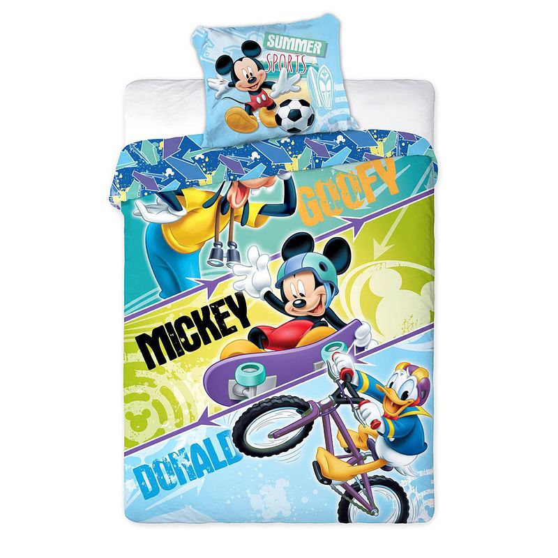 Foto van Disney mickey mouse dekbedovertrek - eenpersoons - 140 x 200 cm - polyester