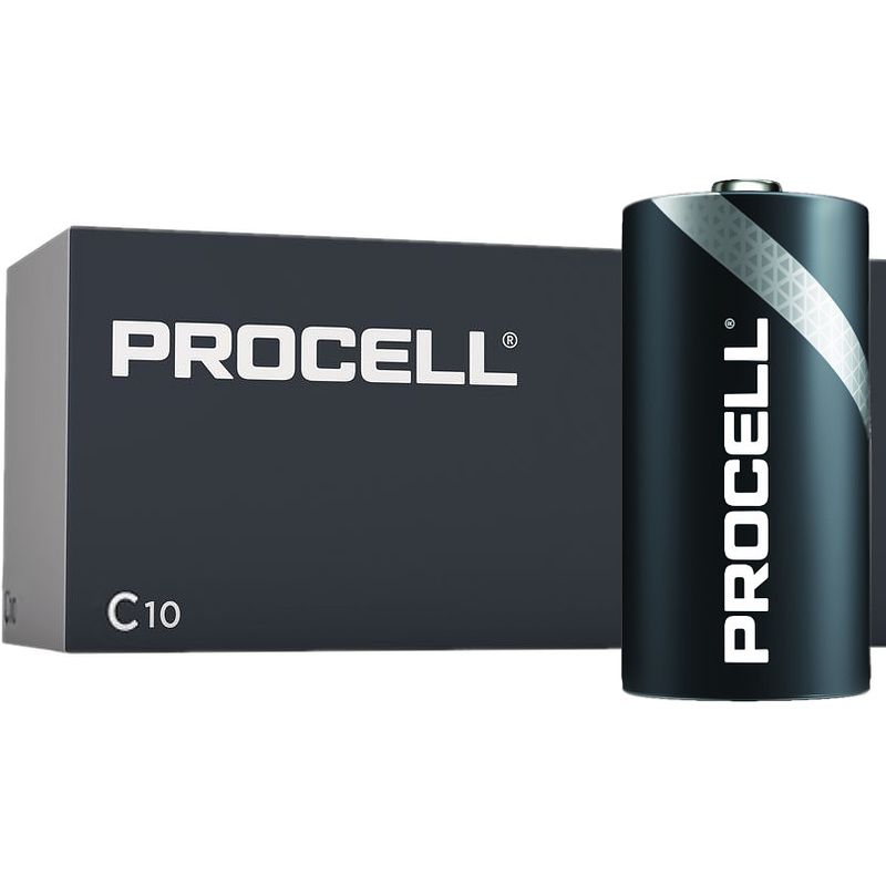 Foto van Procell alkaline constant pc1400 c lr14 batterijen 10x