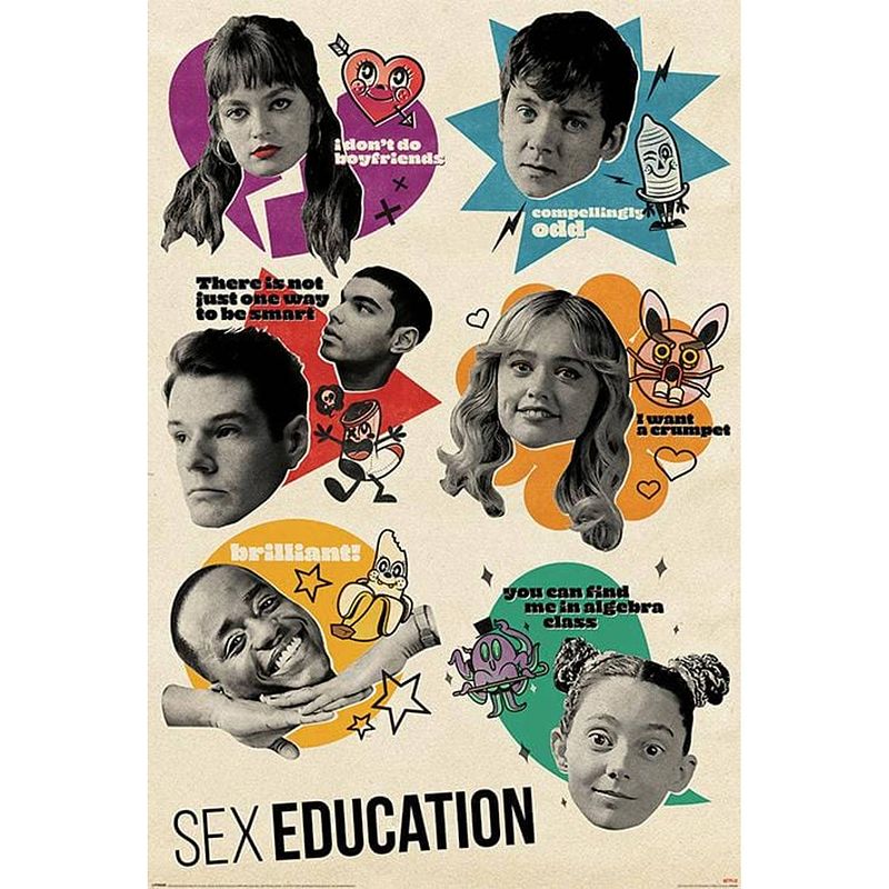 Foto van Pyramid sex education dont quote me on that poster 61x91,5cm