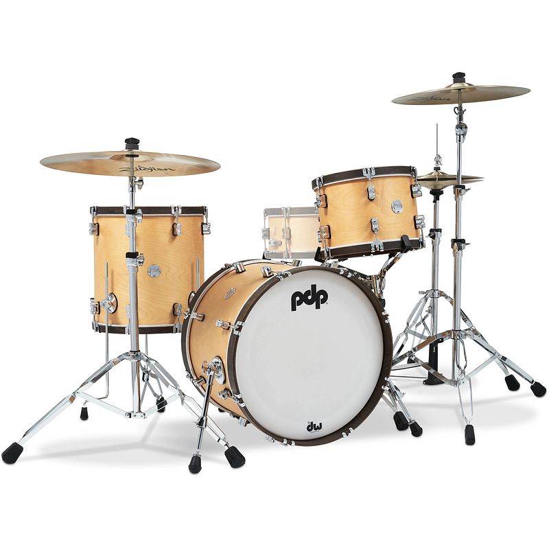 Foto van Pdp drums pdcc2013nw concept classic natural stain 3d. shellset