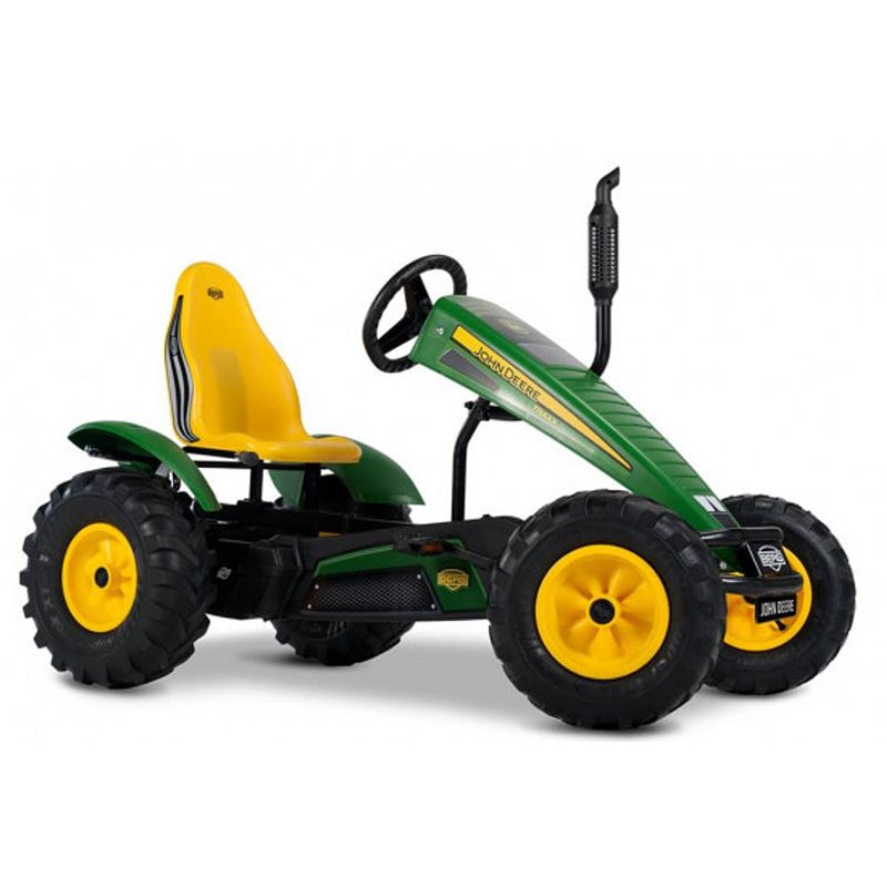 Foto van Berg skelter john deere e-bfr-3 xxl - elektrische skelter - groen