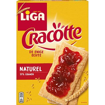 Foto van Liga cracotte crackers naturel 250g bij jumbo