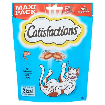 Foto van Catisfactions kattensnacks zalm 180g bij jumbo