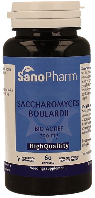 Foto van Sanopharm saccharomyces boulardii capsules