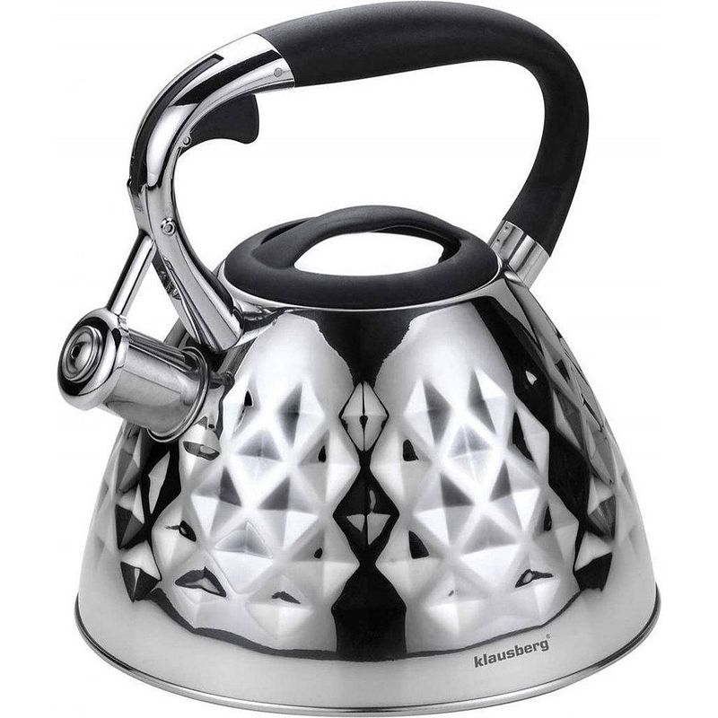 Foto van Top choice - fluitketel - diamond zilver - 3 liter