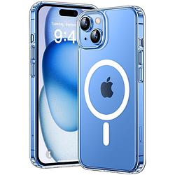 Foto van Just in case soft tpu case magsafe voor apple iphone 15 plus telefoonhoesje transparant