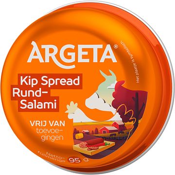 Foto van Argeta kip spread rundsalami 95g bij jumbo