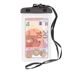 Foto van Bellatio design waterdicht geldbuidel / moneybelt nektasje - wit - telefoonhoesjes