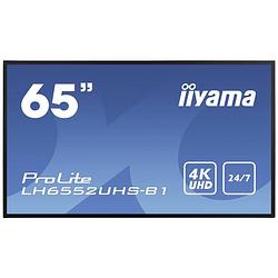 Foto van Iiyama prolite lh6552uhs-b1 digital signage display energielabel: g (a - g) 165.1 cm 65 inch 3840 x 2160 pixel 24/7