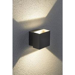 Foto van Paulmann cybo 18002 led-buitenlamp (wand) 6 w grijs