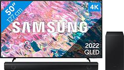 Foto van Samsung qled 50q64b (2022) + soundbar