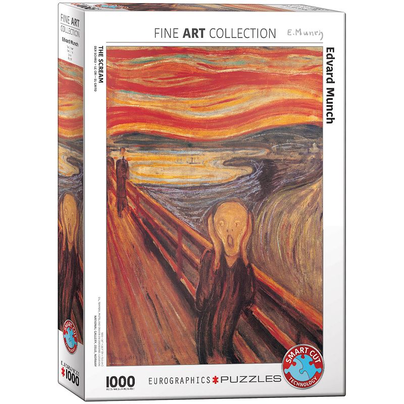 Foto van Eurographics the scream - edvard munch (1000)