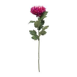 Foto van Kunstbloem dahlia groot - fuchsia - 75 cm