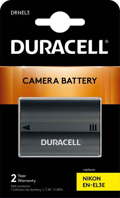 Foto van Camera-accu en-el3 voor nikon - origineel duracell