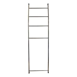 Foto van 4goodz metalen handdoekhouder ladder chroom 44x150 cm