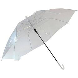 Foto van Paraplu - aptoza plu - opvouwbaar - transparant - doorzichtige paraplu - ø107cm