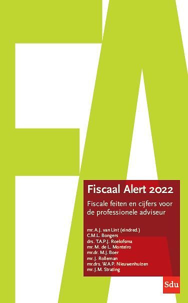 Foto van Fiscaal alert 2022 - a.j. van lint - paperback (9789012407533)