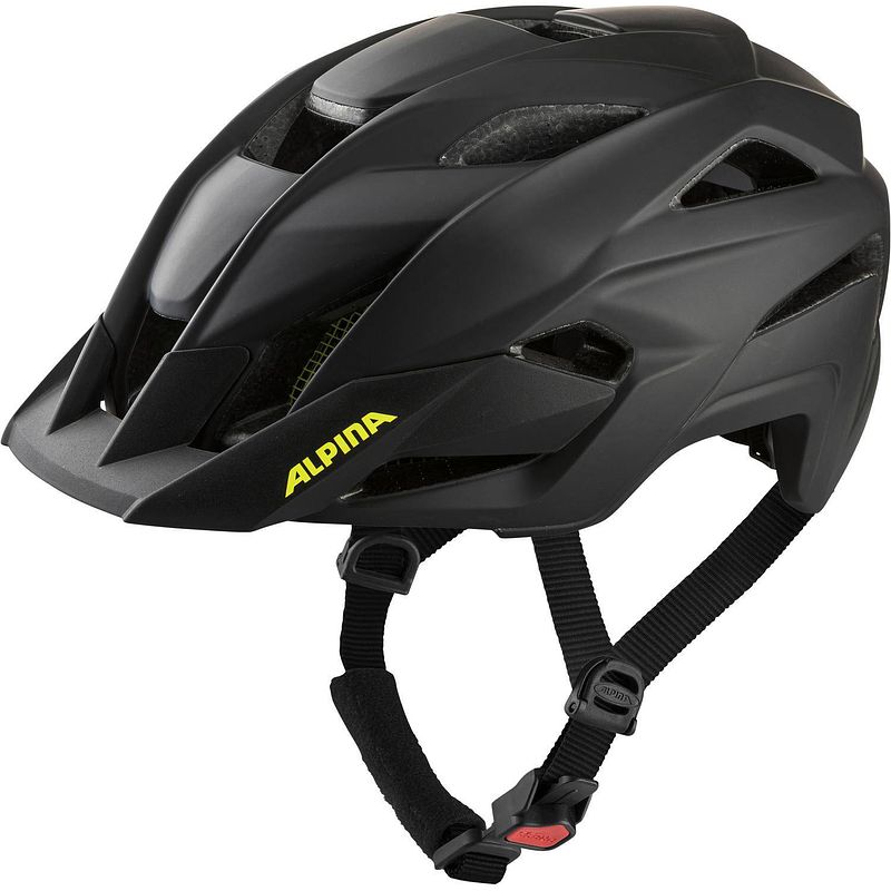 Foto van Alpina kamloop helm unisex matzwart maat 51-55 cm (s)