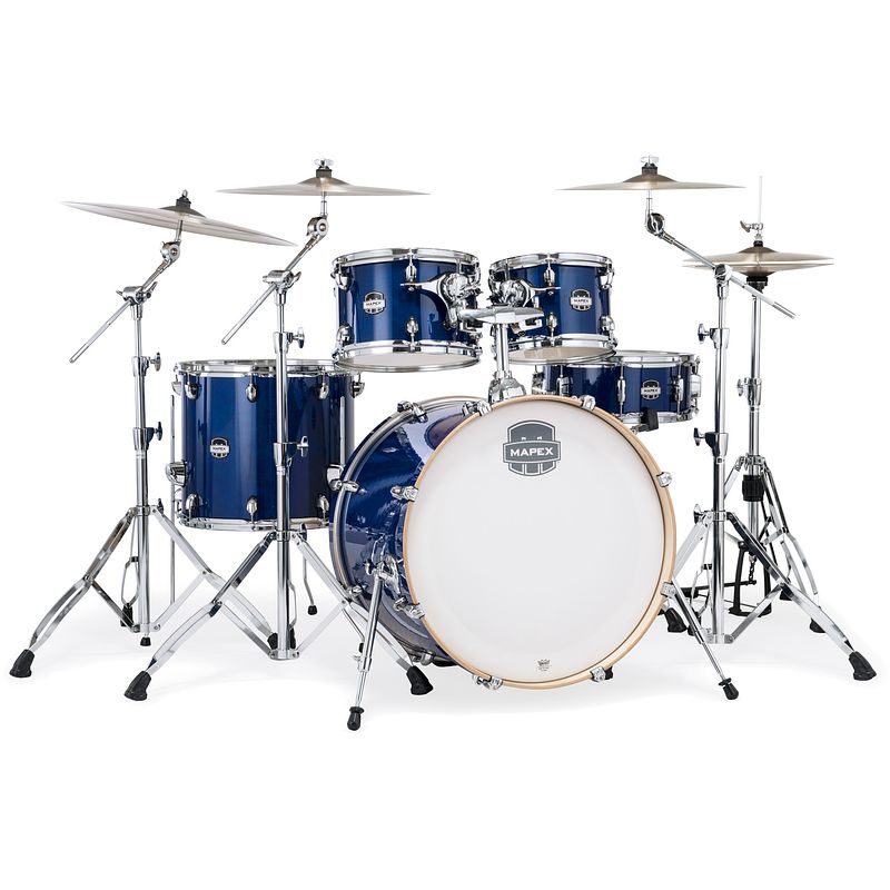 Foto van Mapex mars maple stage midnight blue 5d. shellset