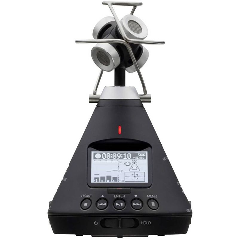 Foto van Zoom h3-vr mobiele audiorecorder zwart