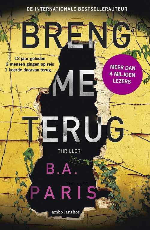 Foto van Breng me terug - b.a. paris - ebook (9789026342950)