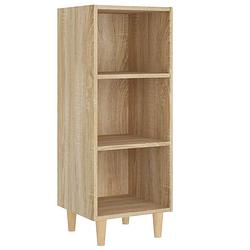 Foto van Vidaxl dressoir 34,5x32,5x90 cm bewerkt hout sonoma eikenkleurig