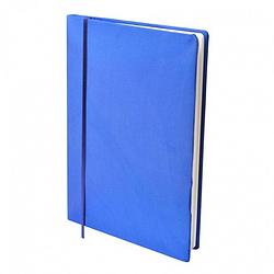 Foto van Dresz rekbare boekenkaft a4 textiel/elastaan blauw
