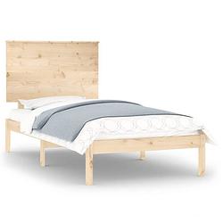 Foto van Vidaxl bedframe massief hout 90x190 cm single