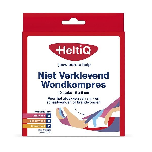 Foto van Heltiq niet verklevend wondkompres