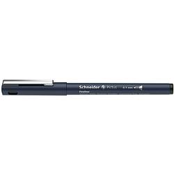 Foto van Schneider fineliner permanent pictus 0,1 mm edelstaal zwart