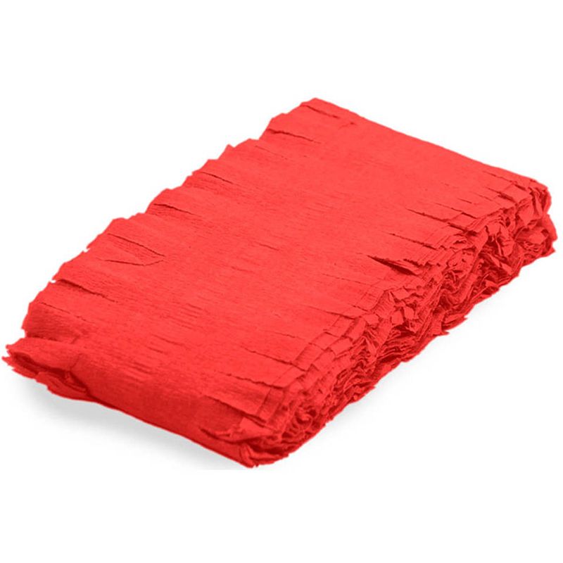 Foto van Crepe papier slinger - 6 meter - rood