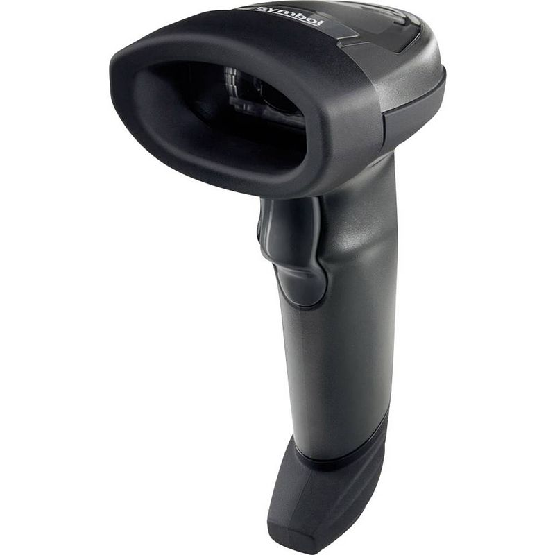 Foto van Zebra li2208 barcodescanner kabel 1d lineair imager zwart handmatig usb