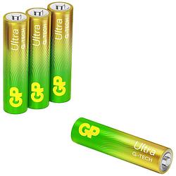Foto van Gp batteries gppca24au644 aaa batterij (potlood) alkaline 1.5 v 4 stuk(s)