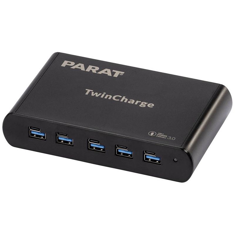 Foto van Parat paraproject® tc5 twincharger gan usb-c® 990596999 usb-oplader binnen