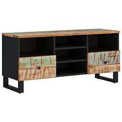 Foto van Vidaxl tv-meubel 100x33x46 cm massief hout gerecycled en bewerkt hout