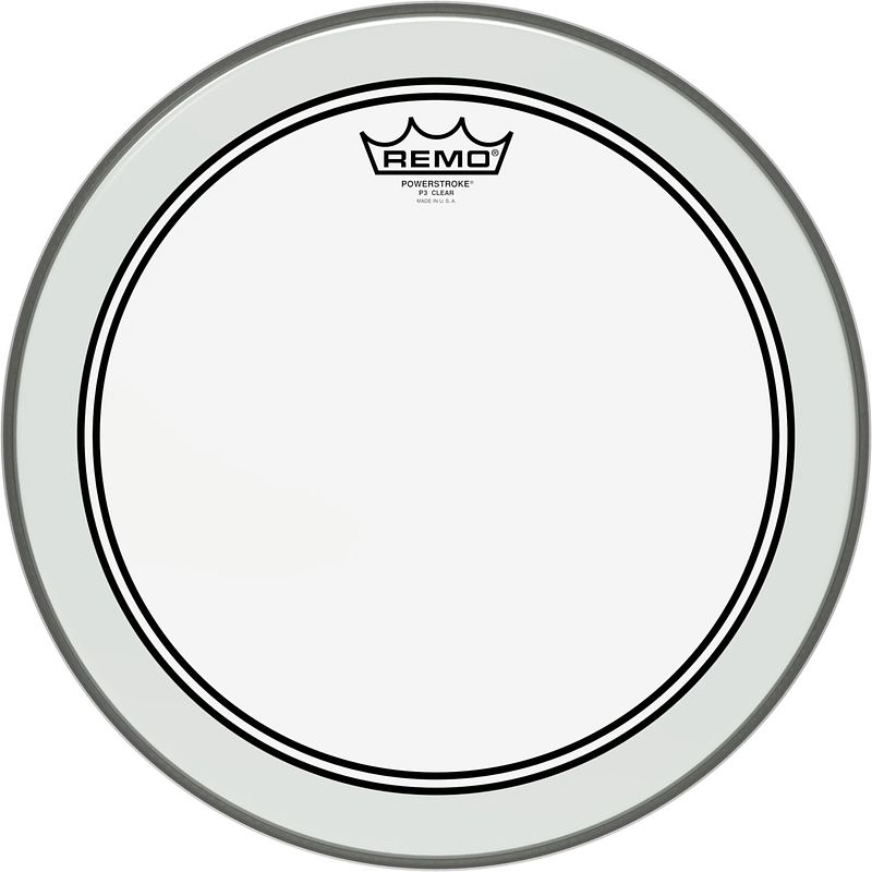 Foto van Remo p3-0314-bp powerstroke p3 clear 14 inch snare/tomvel