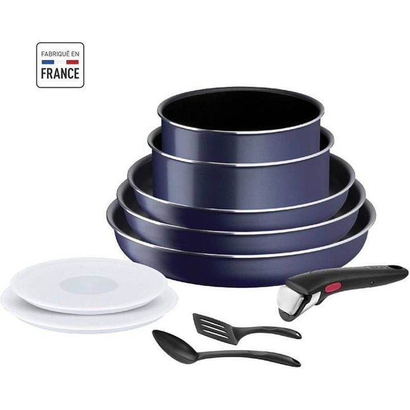 Foto van Tefal l1579102 ingenio easy cook n clean keukengerei 10 stuks - alle branders behalve inductie