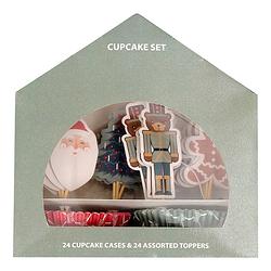 Foto van Cupcake set kerst 48-pack